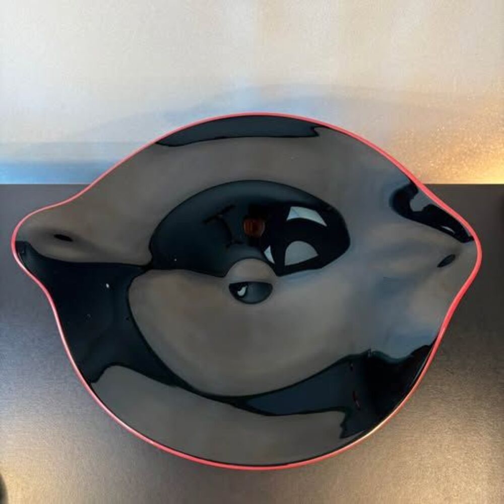 Hand-blown art glass vase/bowl
